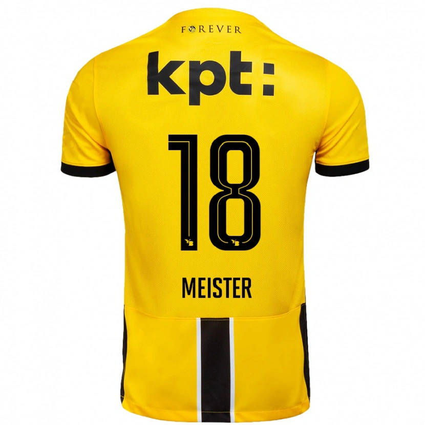 Danxen Kid Wibke Meister #18 Yellow Black Home Jersey 2024/25 T-Shirt