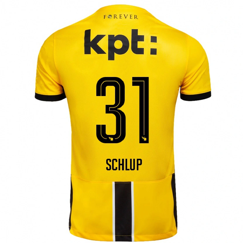 Danxen Kid Giulia Schlup #31 Yellow Black Home Jersey 2024/25 T-Shirt