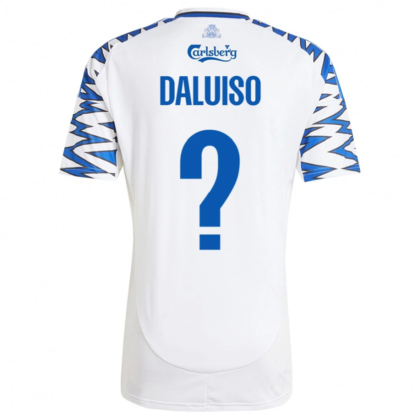 Danxen Kid Christoffer Daluiso #0 White Sky Blue Home Jersey 2024/25 T-Shirt