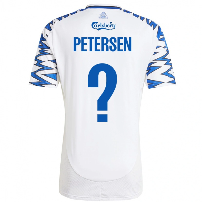 Danxen Kid Frederik Petersen #0 White Sky Blue Home Jersey 2024/25 T-Shirt