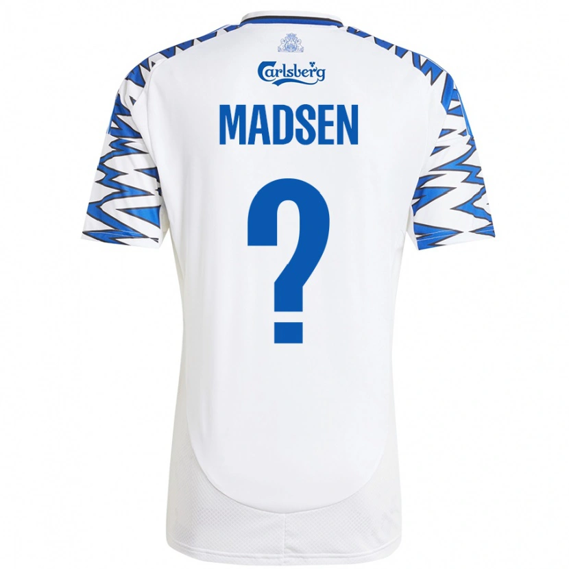 Danxen Kid Noah Madsen #0 White Sky Blue Home Jersey 2024/25 T-Shirt