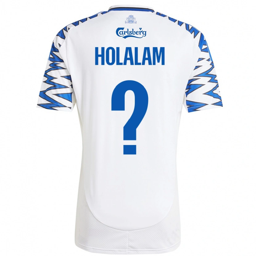 Danxen Kid Ishaq Holalam #0 White Sky Blue Home Jersey 2024/25 T-Shirt