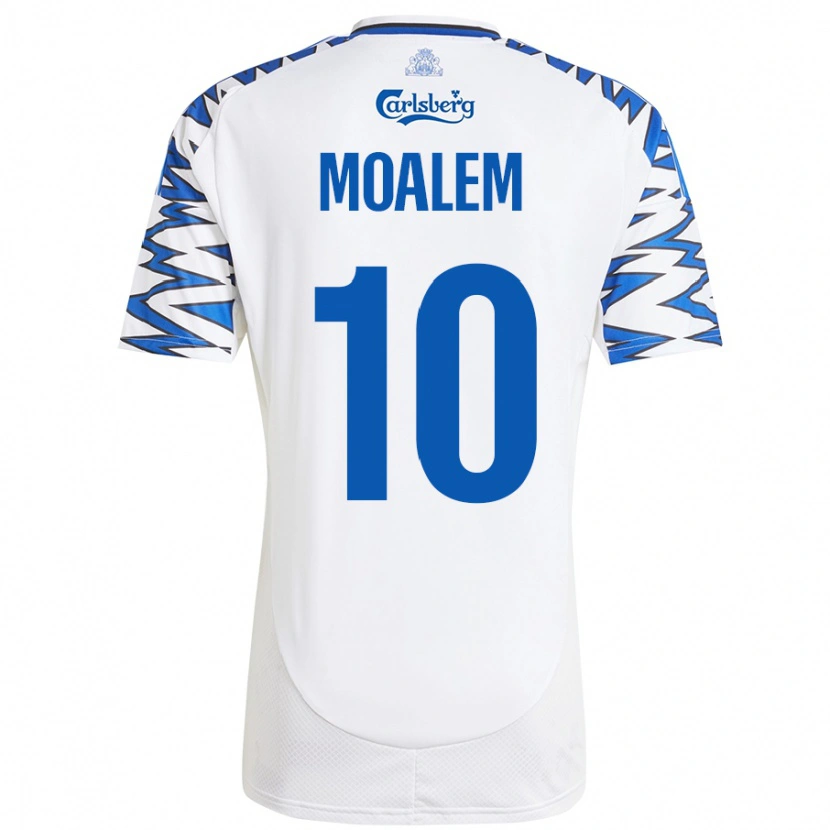 Danxen Kid Jonathan Moalem #10 White Sky Blue Home Jersey 2024/25 T-Shirt