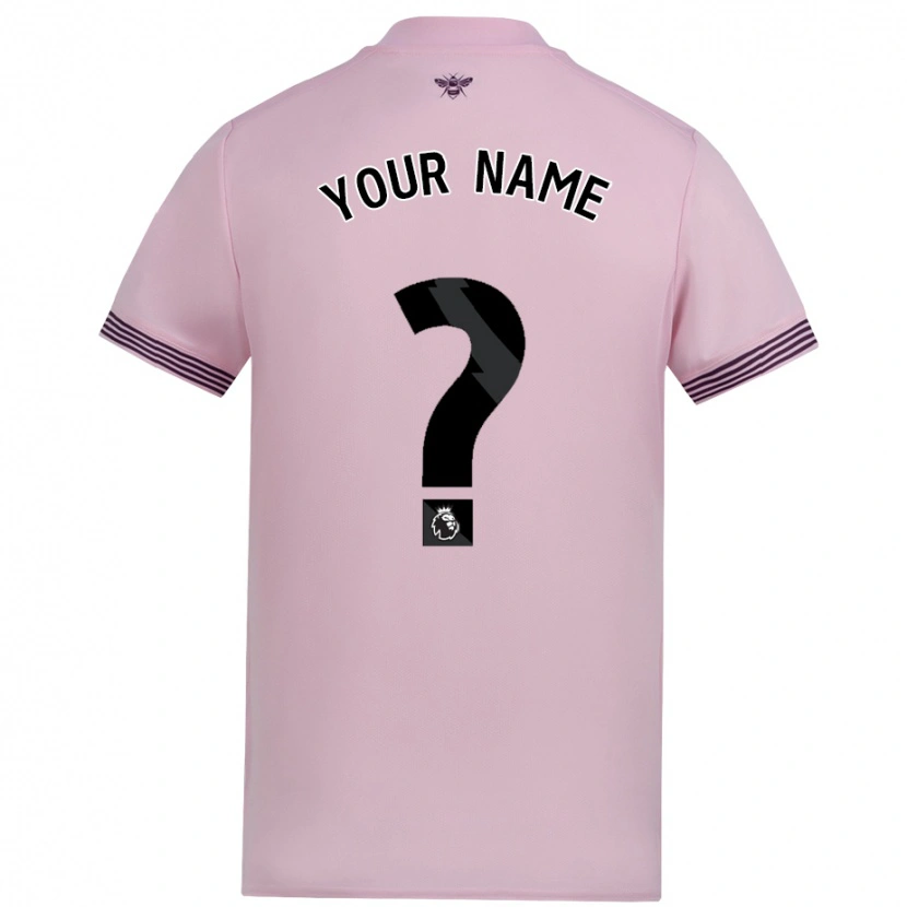 Danxen Kid Your Name #0 Pink Away Jersey 2024/25 T-Shirt