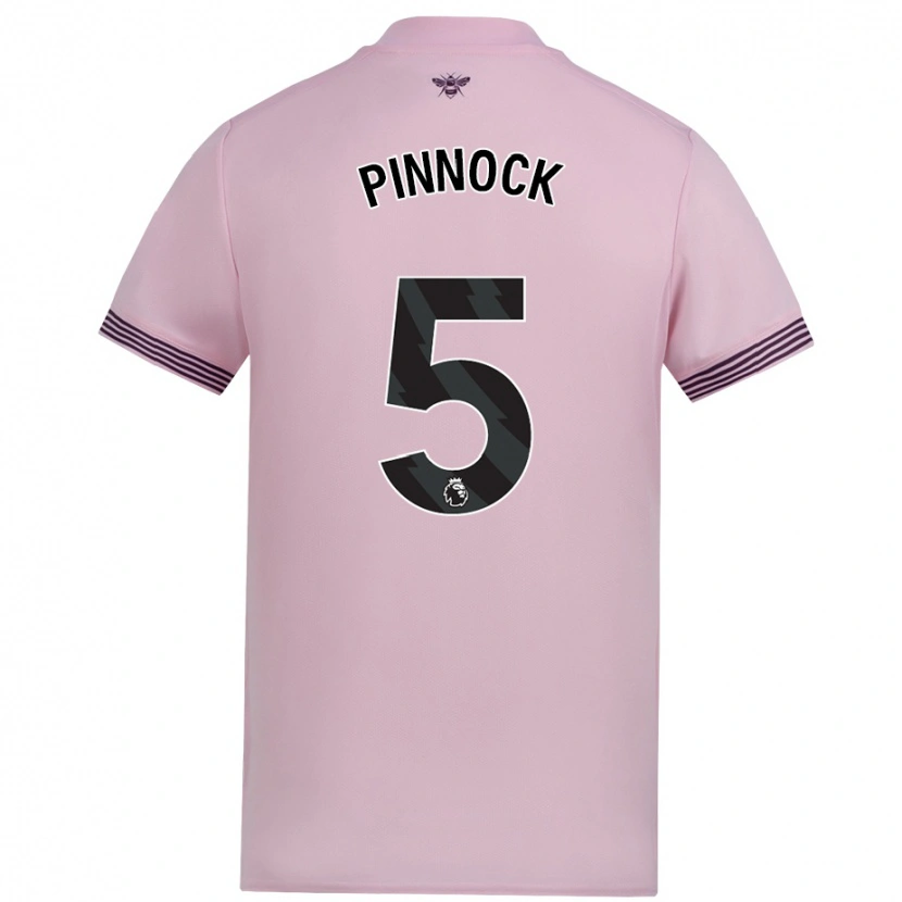 Danxen Kid Ethan Pinnock #5 Pink Away Jersey 2024/25 T-Shirt