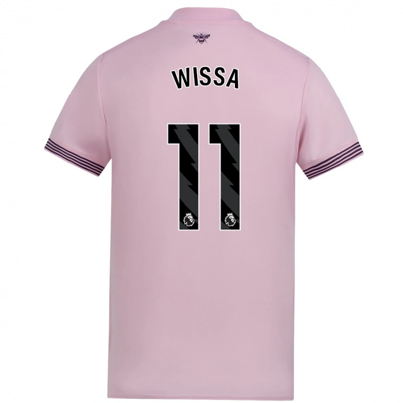 Danxen Kid Yoane Wissa #11 Pink Away Jersey 2024/25 T-Shirt