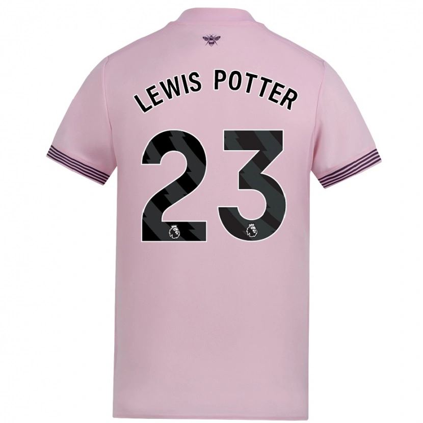 Danxen Kid Keane Lewis-Potter #23 Pink Away Jersey 2024/25 T-Shirt