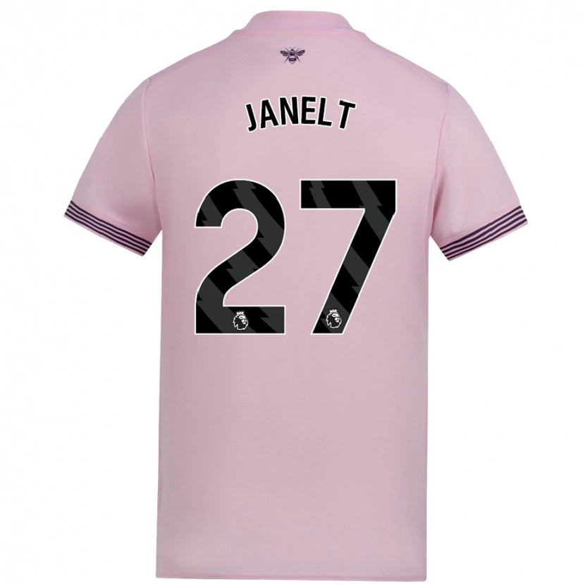 Danxen Kid Vitaly Janelt #27 Pink Away Jersey 2024/25 T-Shirt