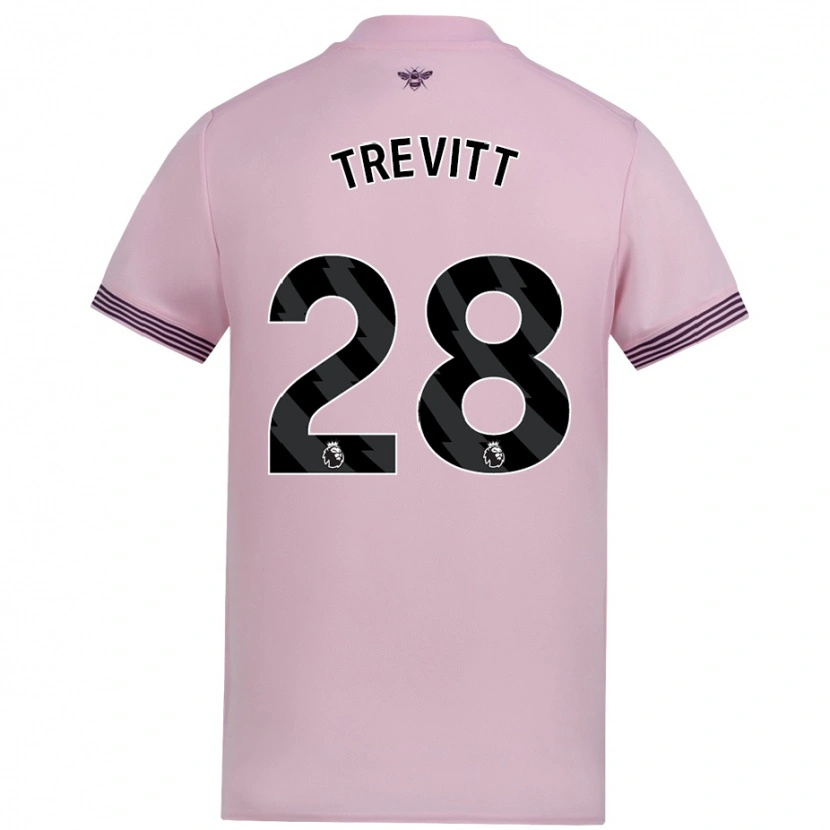 Danxen Kid Ryan Trevitt #28 Pink Away Jersey 2024/25 T-Shirt