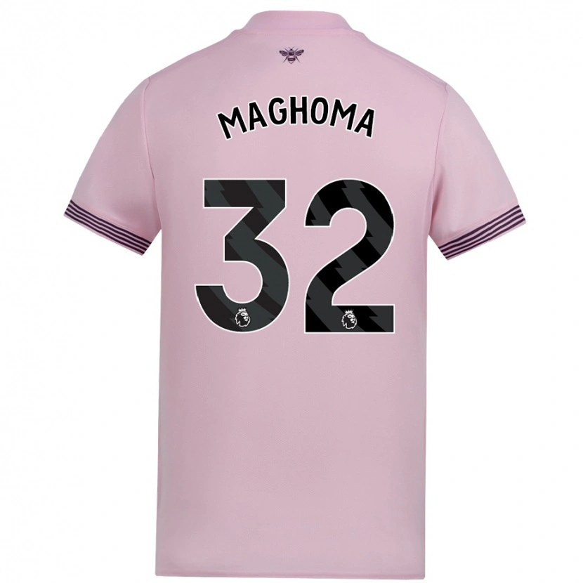 Danxen Kid Paris Maghoma #32 Pink Away Jersey 2024/25 T-Shirt