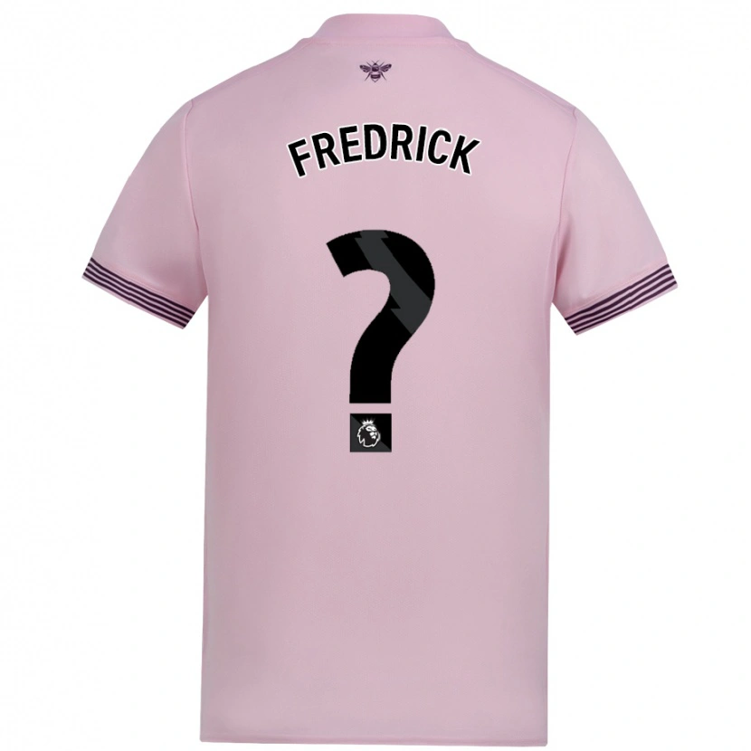 Danxen Kid Benjamin Fredrick #0 Pink Away Jersey 2024/25 T-Shirt