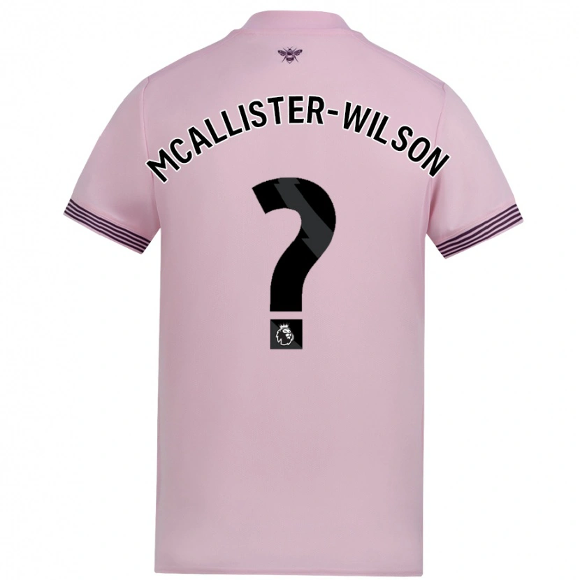 Danxen Kid Zack Mcallister-Wilson #0 Pink Away Jersey 2024/25 T-Shirt