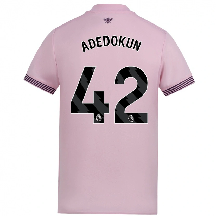 Danxen Kid Val Adedokun #42 Pink Away Jersey 2024/25 T-Shirt