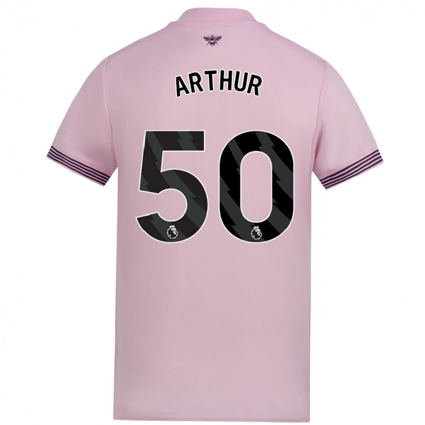 Danxen Kid Benjamin Arthur #50 Pink Away Jersey 2024/25 T-Shirt