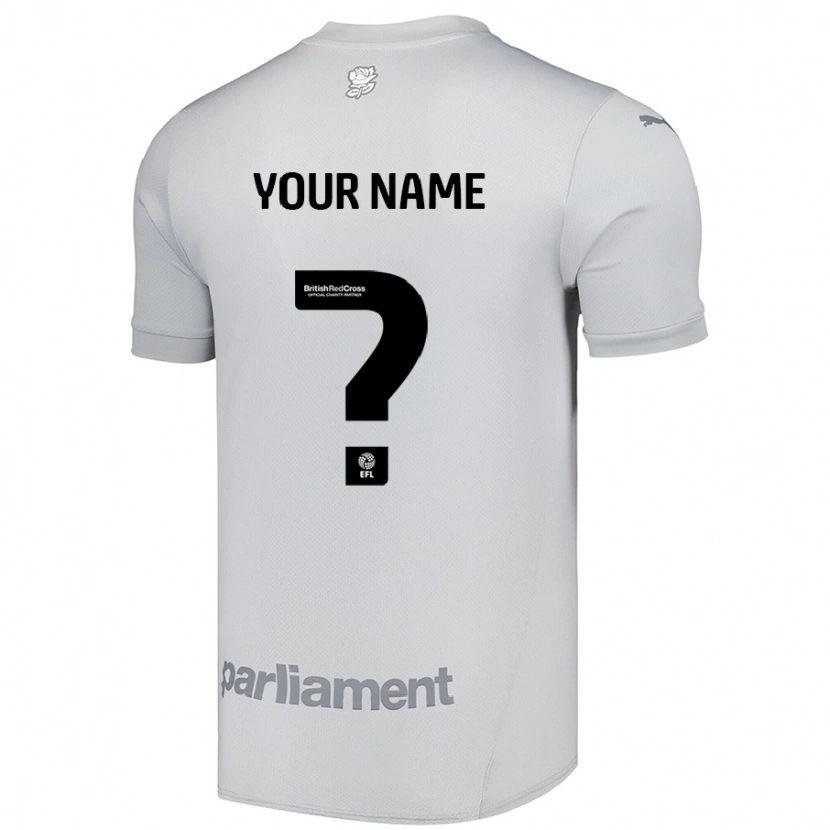 Danxen Kid Your Name #0 Silver Gray Away Jersey 2024/25 T-Shirt