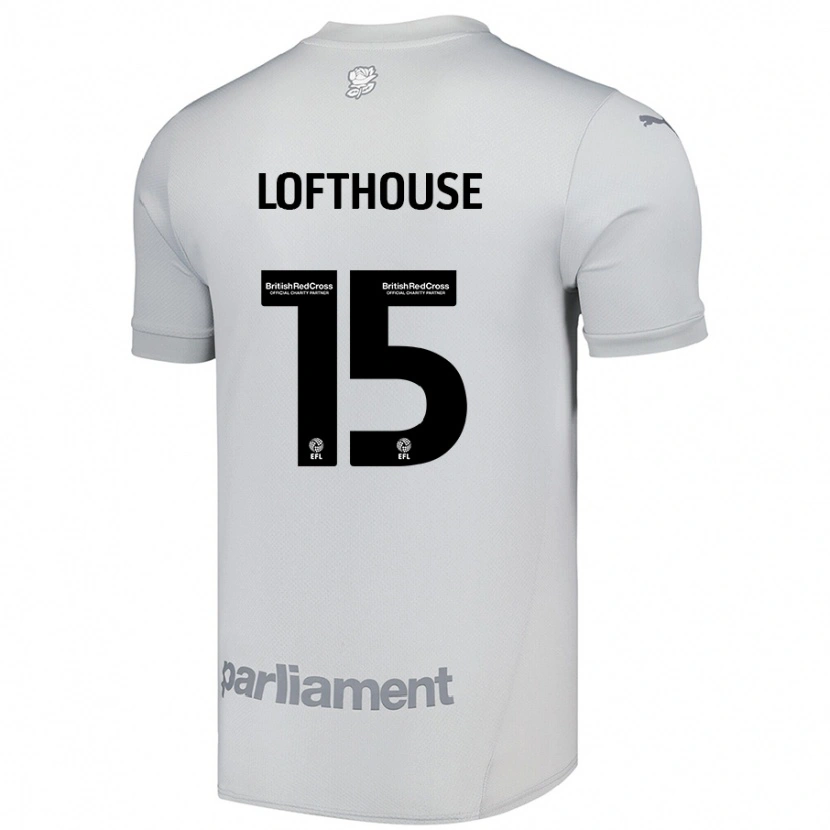 Danxen Kid Kyran Lofthouse #15 Silver Gray Away Jersey 2024/25 T-Shirt