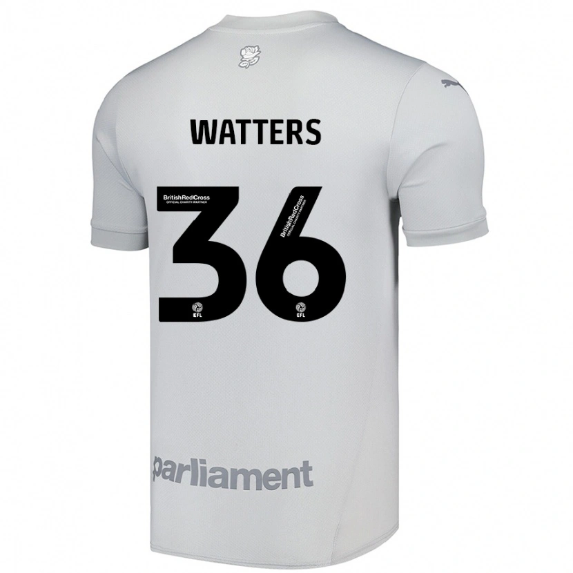 Danxen Kid Max Watters #36 Silver Gray Away Jersey 2024/25 T-Shirt