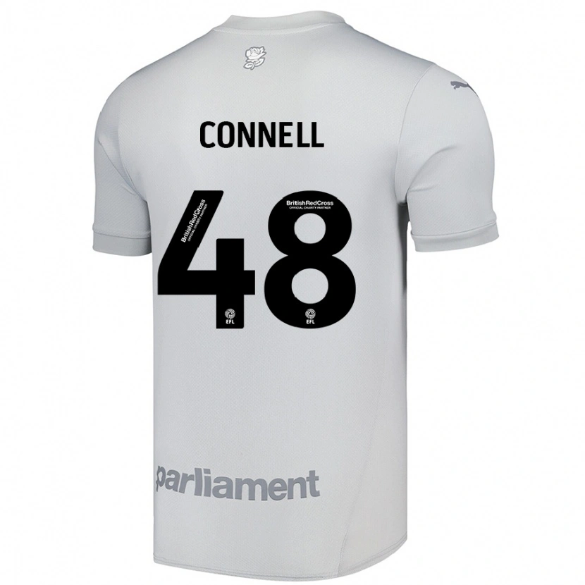 Danxen Kid Luca Connell #48 Silver Gray Away Jersey 2024/25 T-Shirt