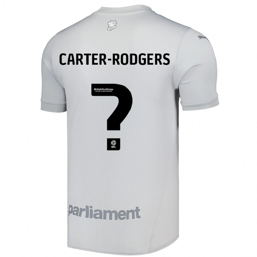 Danxen Kid Trent Carter-Rodgers #0 Silver Gray Away Jersey 2024/25 T-Shirt