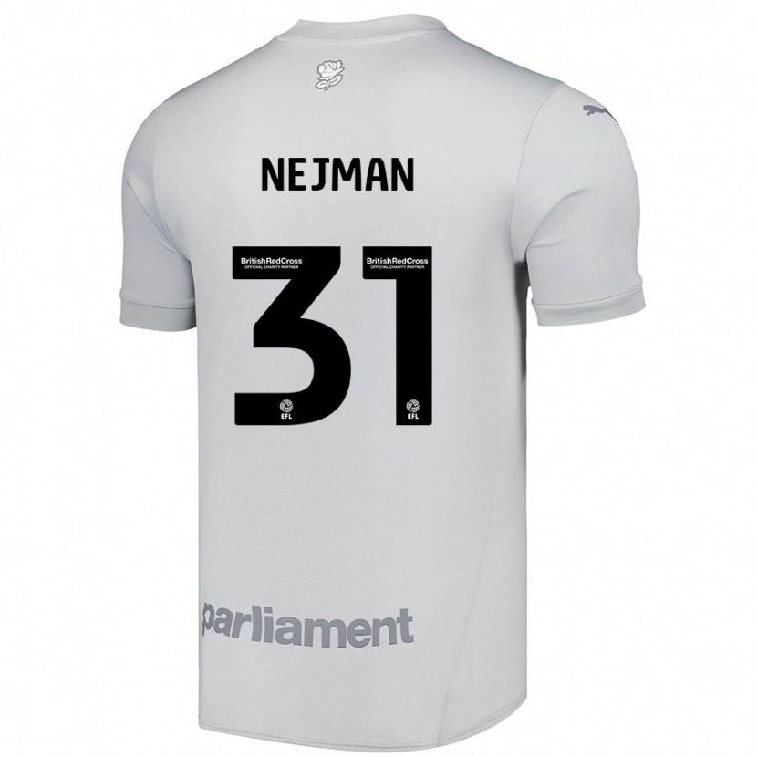 Danxen Kid Harrison Nejman #31 Silver Gray Away Jersey 2024/25 T-Shirt