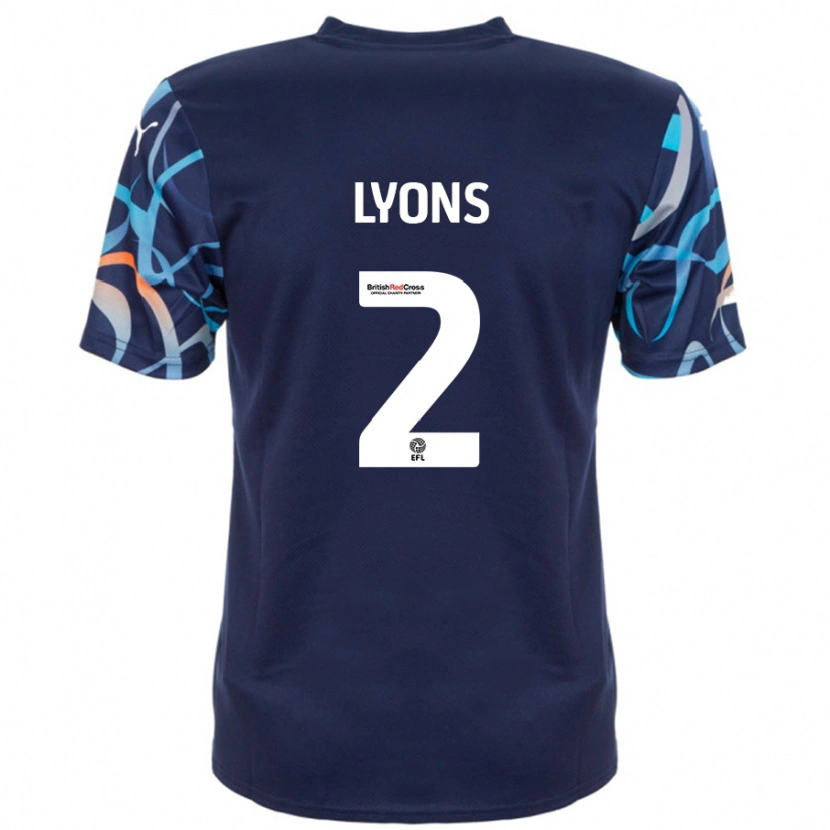 Danxen Kid Andy Lyons #2 Navy Blue Away Jersey 2024/25 T-Shirt