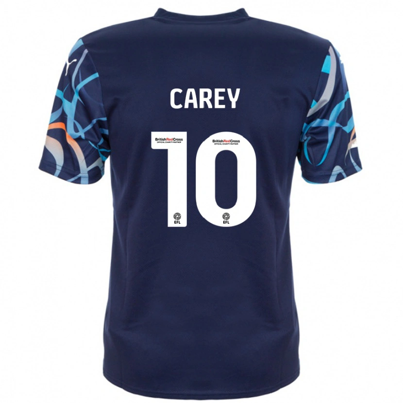 Danxen Kid Sonny Carey #10 Navy Blue Away Jersey 2024/25 T-Shirt