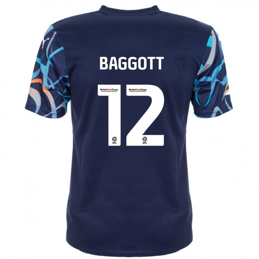 Danxen Kid Elkan Baggott #12 Navy Blue Away Jersey 2024/25 T-Shirt