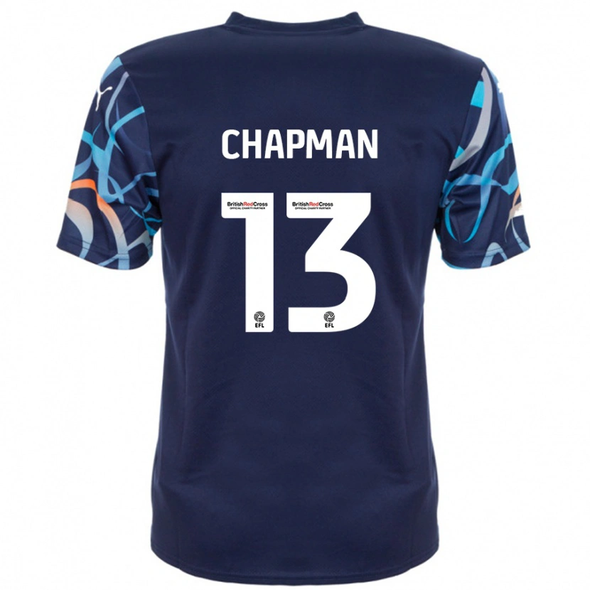 Danxen Kid Mackenzie Chapman #13 Navy Blue Away Jersey 2024/25 T-Shirt