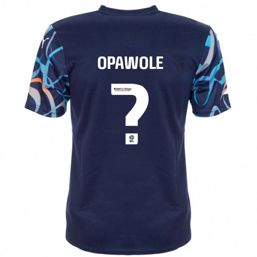 Danxen Kid Johnson Opawole #0 Navy Blue Away Jersey 2024/25 T-Shirt