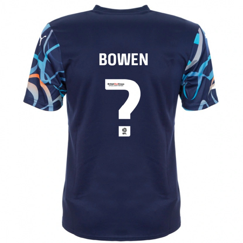 Danxen Kid Taylor Bowen #0 Navy Blue Away Jersey 2024/25 T-Shirt