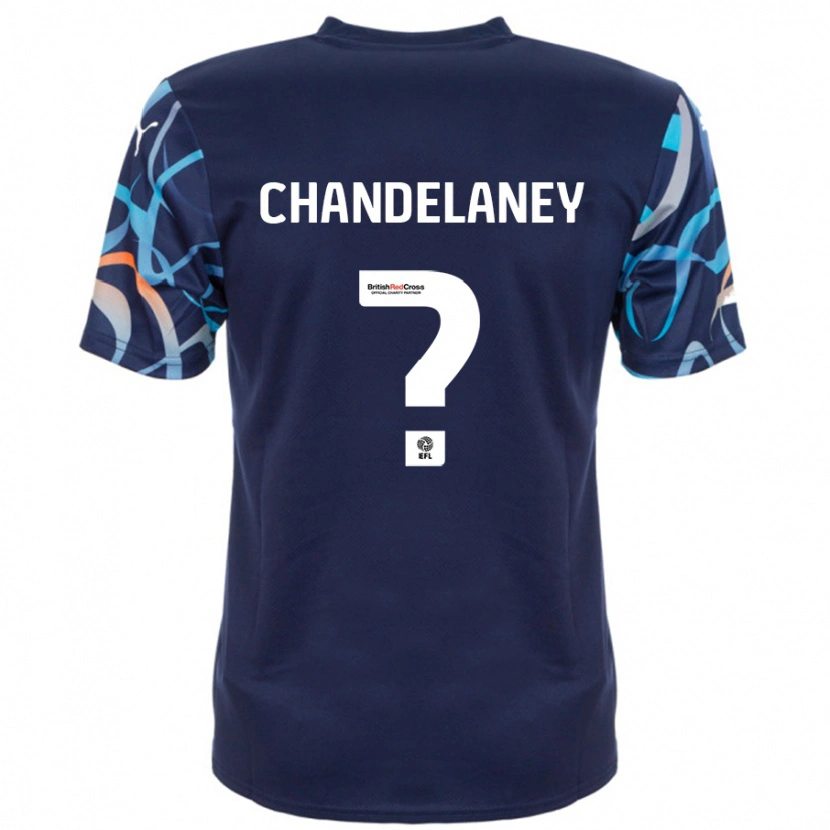 Danxen Kid Yulan Chandelaney #0 Navy Blue Away Jersey 2024/25 T-Shirt