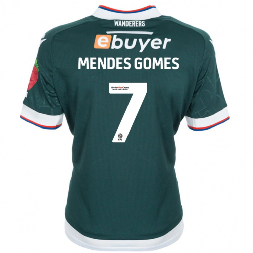 Danxen Kid Carlos Mendes #7 Dark Green Away Jersey 2024/25 T-Shirt