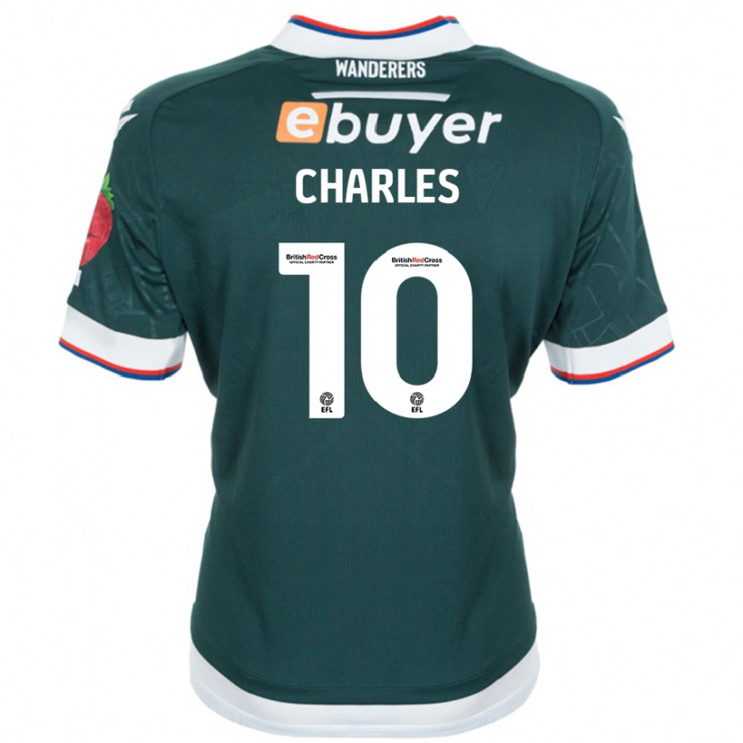 Danxen Kid Dion Charles #10 Dark Green Away Jersey 2024/25 T-Shirt