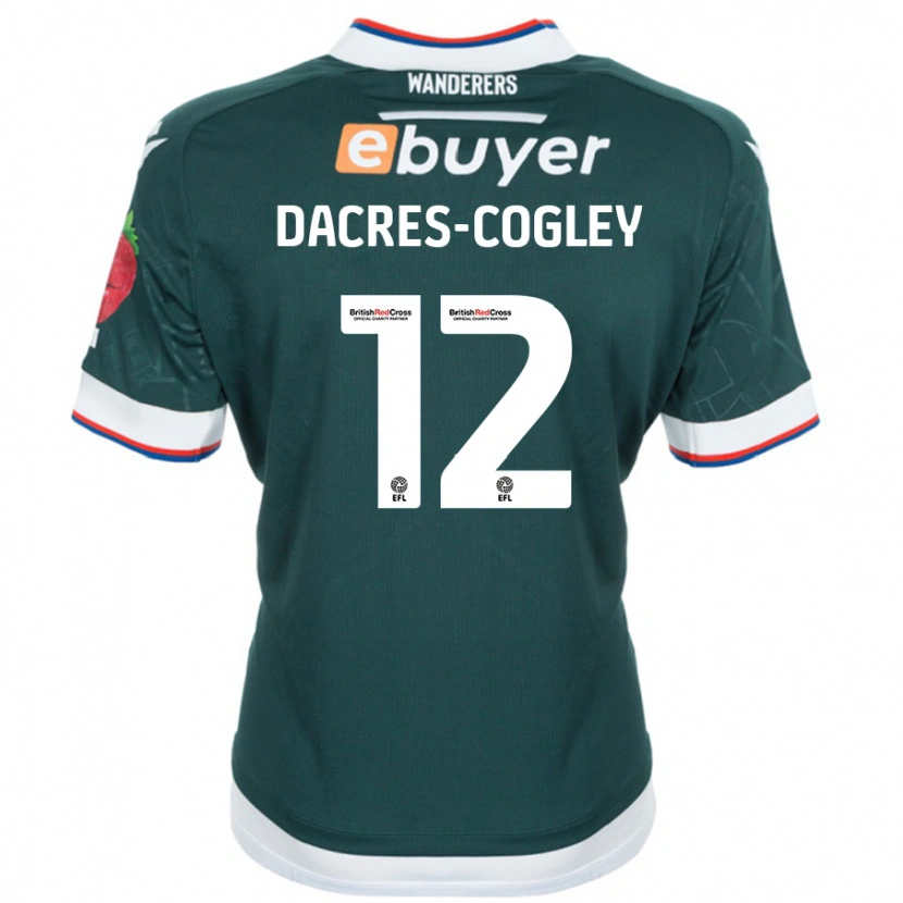 Danxen Kid Josh Dacres-Cogley #12 Dark Green Away Jersey 2024/25 T-Shirt