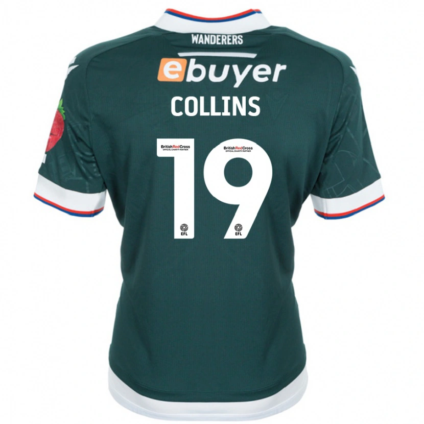 Danxen Kid Aaron Collins #19 Dark Green Away Jersey 2024/25 T-Shirt