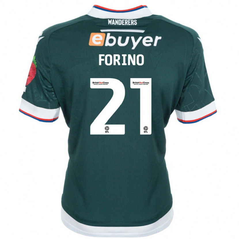 Danxen Kid Chris Forino #21 Dark Green Away Jersey 2024/25 T-Shirt