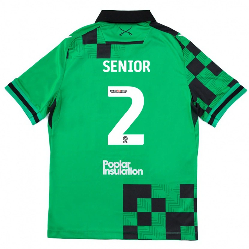 Danxen Kid Joel Senior #2 Green Black Away Jersey 2024/25 T-Shirt