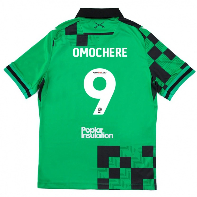 Danxen Kid Promise Omochere #9 Green Black Away Jersey 2024/25 T-Shirt