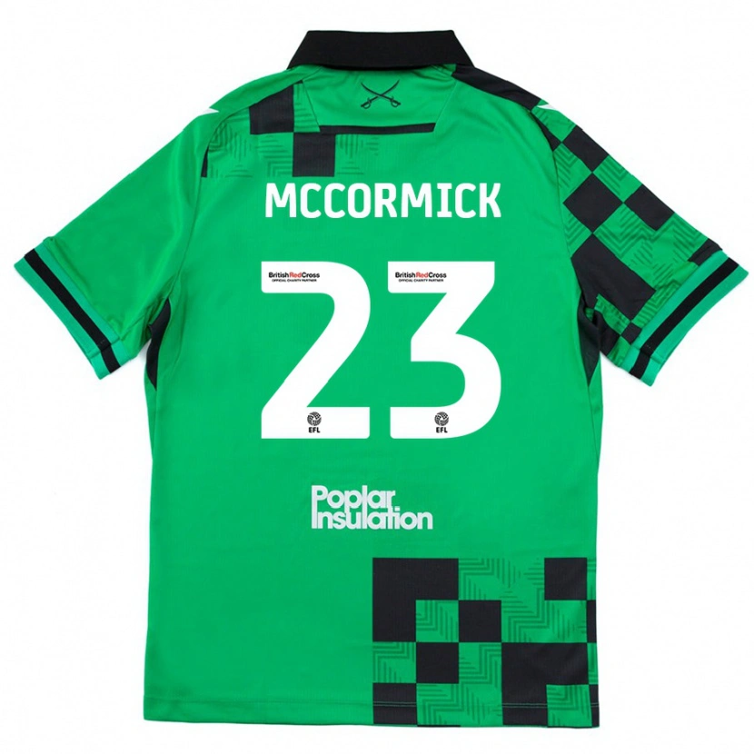 Danxen Kid Luke Mccormick #23 Green Black Away Jersey 2024/25 T-Shirt