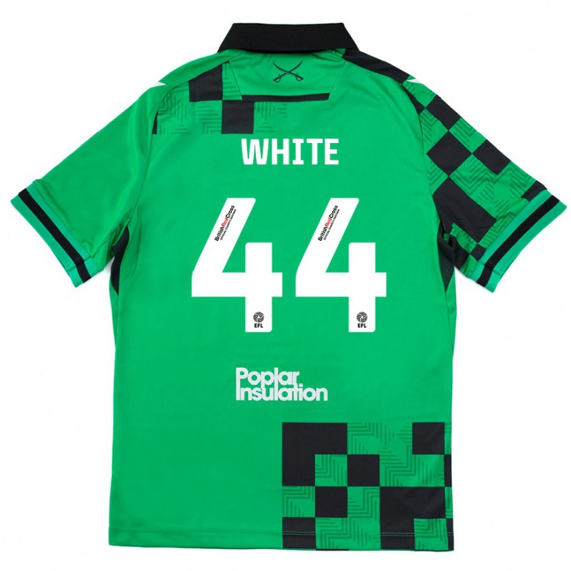 Danxen Kid Charlie White #44 Green Black Away Jersey 2024/25 T-Shirt