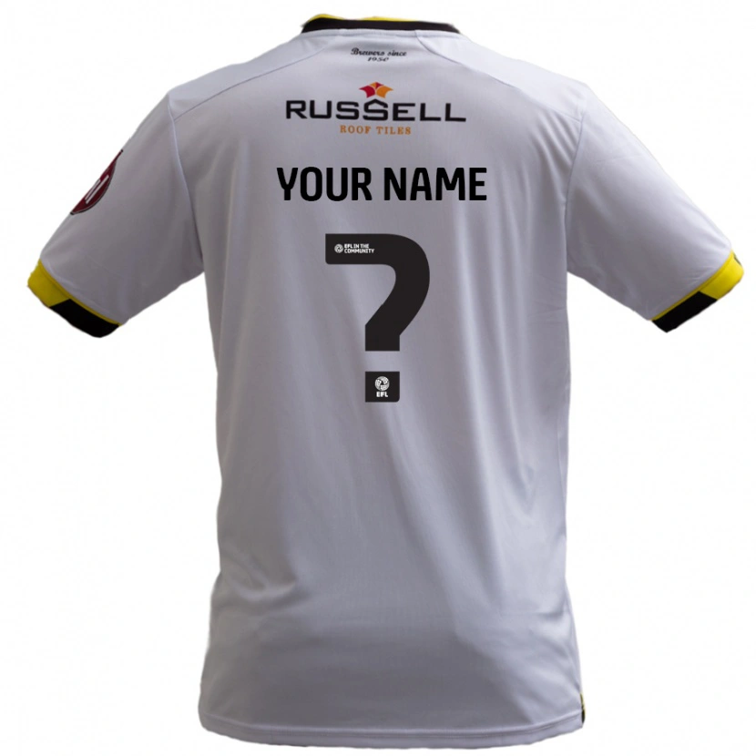 Danxen Kid Your Name #0 White Away Jersey 2024/25 T-Shirt