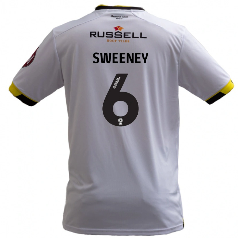 Danxen Kid Ryan Sweeney #6 White Away Jersey 2024/25 T-Shirt