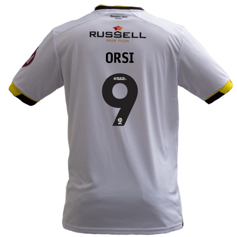 Danxen Kid Danilo Orsi #9 White Away Jersey 2024/25 T-Shirt