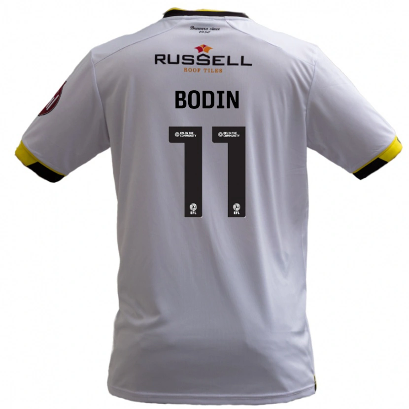 Danxen Kid Billy Bodin #11 White Away Jersey 2024/25 T-Shirt