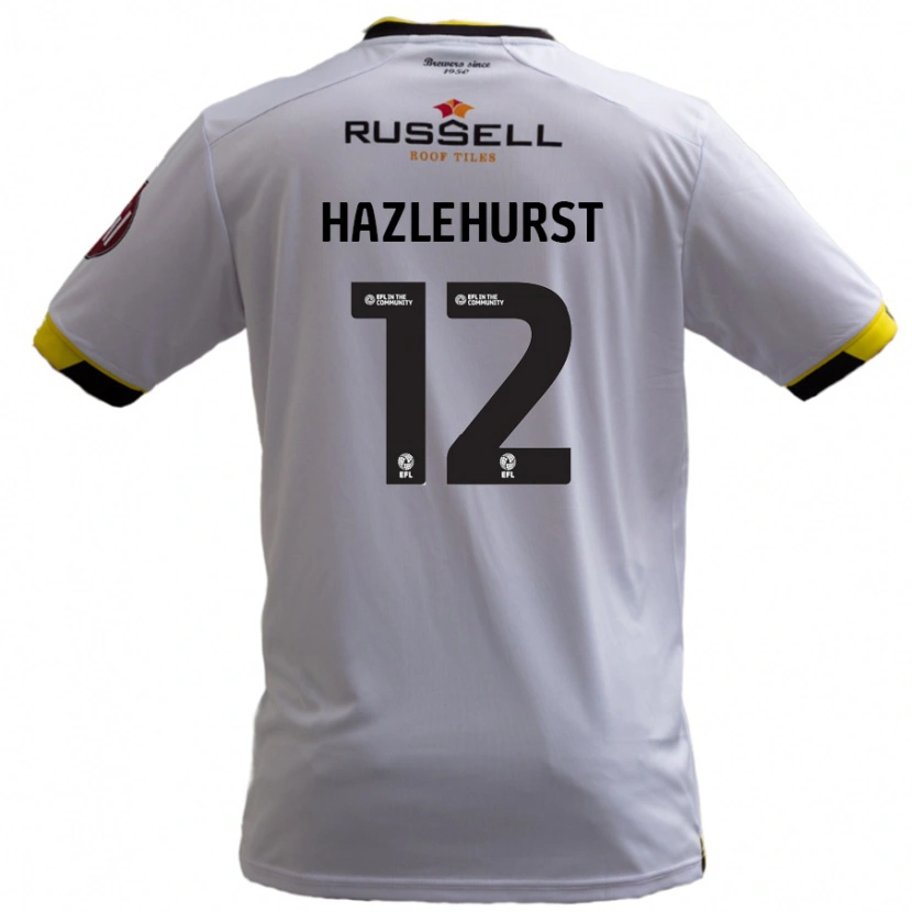 Danxen Kid Jack Hazlehurst #12 White Away Jersey 2024/25 T-Shirt