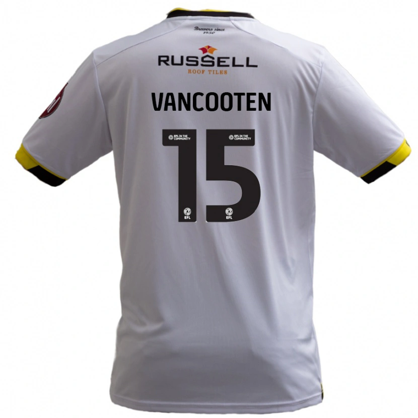 Danxen Kid Terence Vancooten #15 White Away Jersey 2024/25 T-Shirt