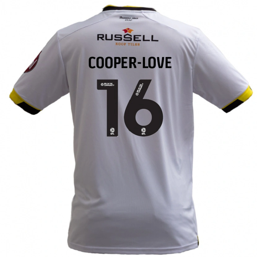 Danxen Kid Jack Cooper-Love #16 White Away Jersey 2024/25 T-Shirt