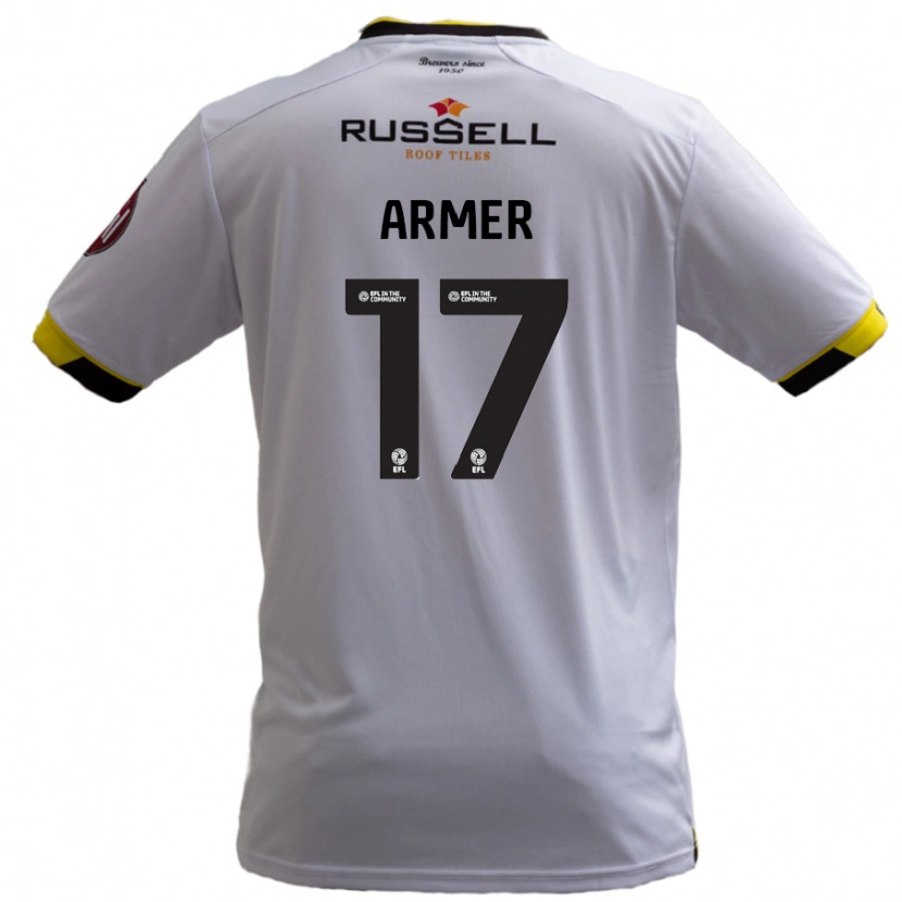 Danxen Kid Jack Armer #17 White Away Jersey 2024/25 T-Shirt