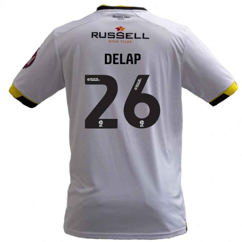 Danxen Kid Finn Delap #26 White Away Jersey 2024/25 T-Shirt