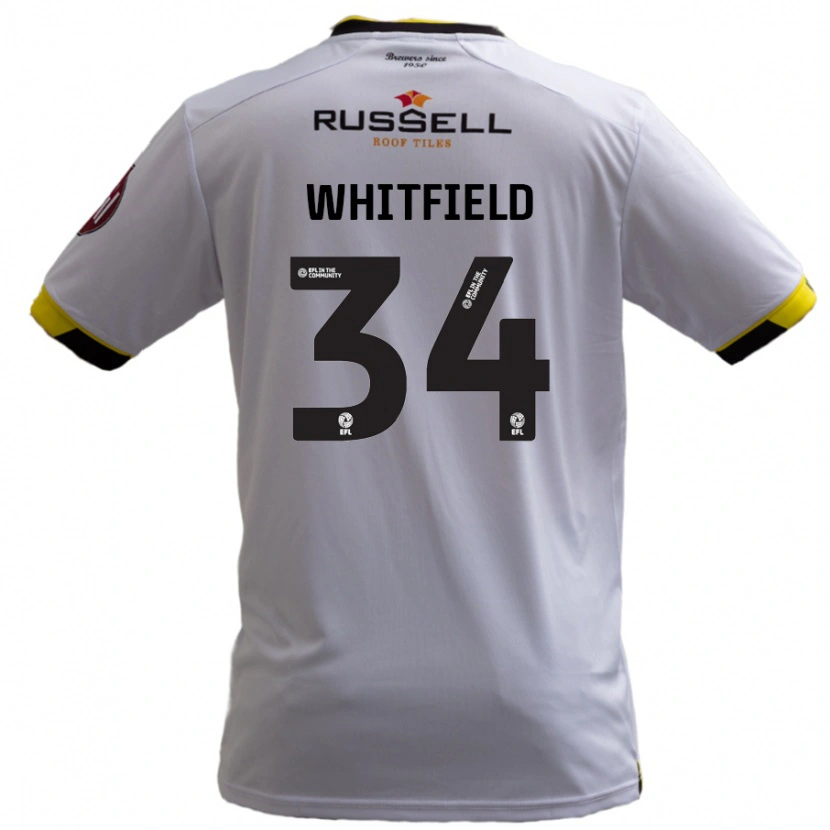 Danxen Kid Ben Whitfield #34 White Away Jersey 2024/25 T-Shirt